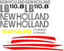 New Holland LB110B Decal Set