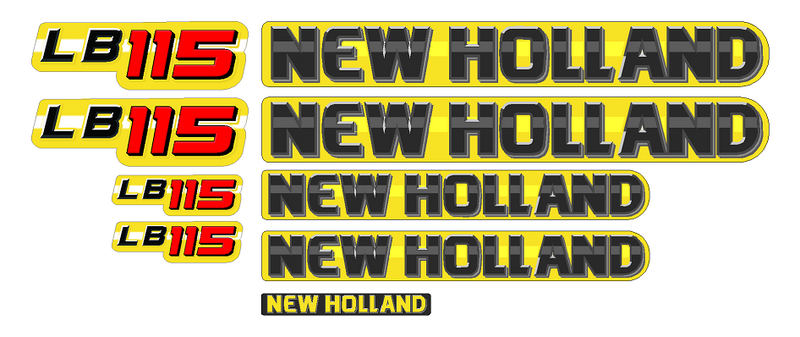 New Holland LB115 Decal Set
