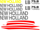 New Holland LB75B Decal Set