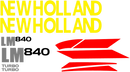 New Holland LM840 Decal Set