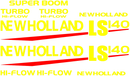 New Holland LS140  Decal Set