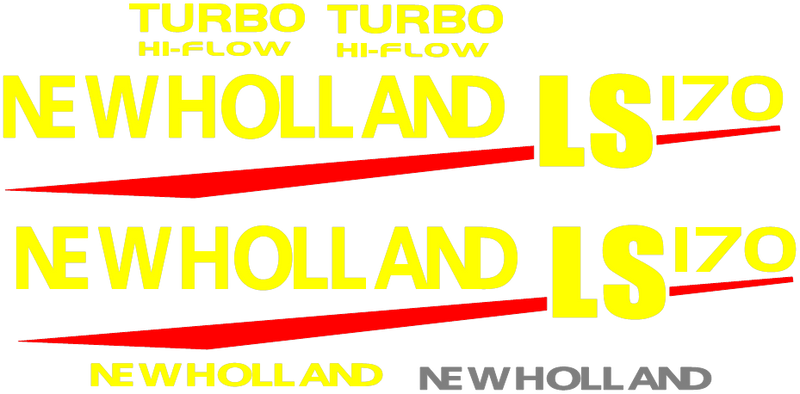 New Holland LS170  Decal Set