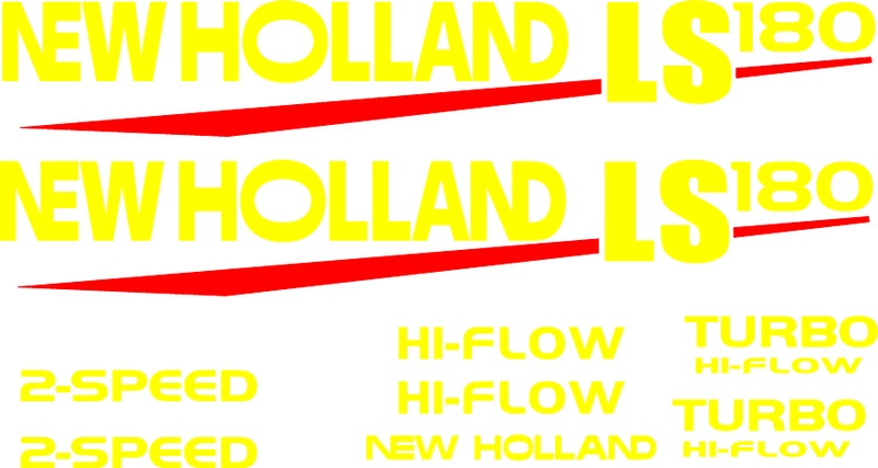 New Holland LS180 Decal Set