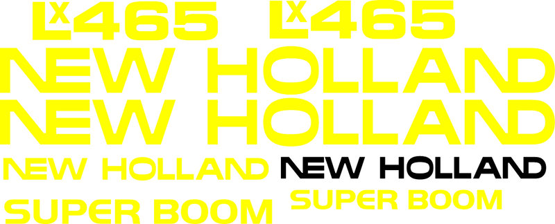 New Holland LX465  Decal Set