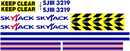 SkyJack SJIII3219 Decal Set