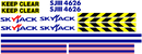 SkyJack SJIII4632 Decal Set