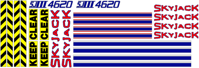 SkyJack SJIII4620 Decal Set