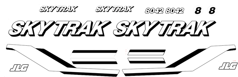 SkyTrak 8042 Decal Set