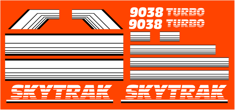 SkyTrak 7038 Decal Set