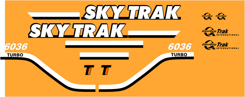 SkyTrak 6036 Decal Set