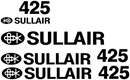 Sullair 425 CFM  Decal Set