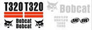 Bobcat T320 Decals