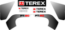 Terex PT80 Decal Set