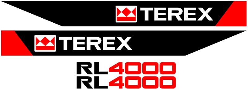 Terex RL4000 Decal Set