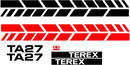 Terex TA27 Decal Set