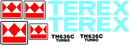 Terex TH636C Decal Set