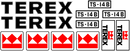 Terex TS14B Decal Set