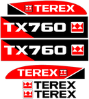 Terex TX760 Decal Set