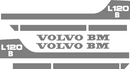 Volvo L120B Decal Set