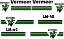 Vermeer LM42  Decal Set