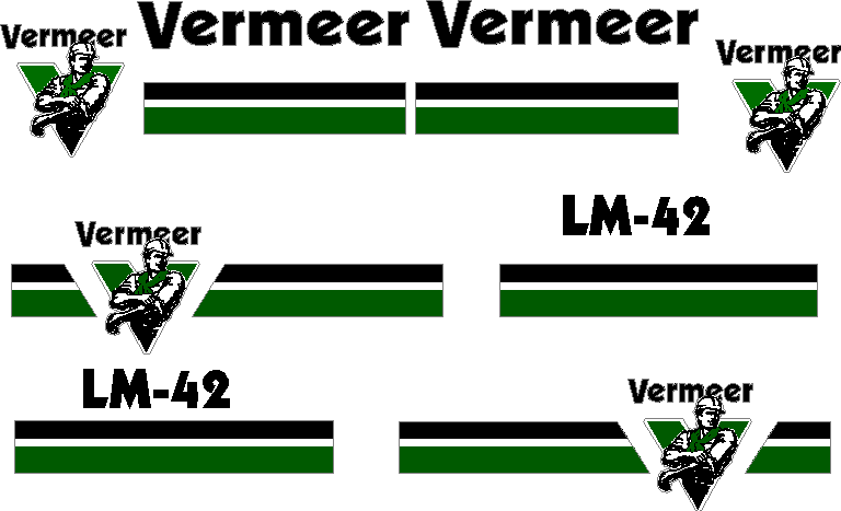Vermeer LM42  Decal Set