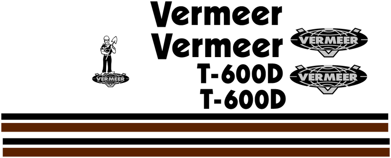 Vermeer T600D  Decal Set