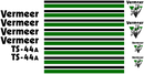 Vermeer TS44A  Decal Set