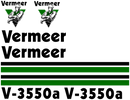 Vermeer V3550A  Decal Set
