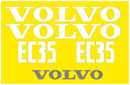 Volvo EC35 Decal Set