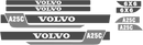 Volvo A25C Decal Set