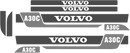 Volvo A30C Decal Set
