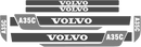 Volvo A35C Decal Set