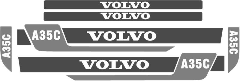 Volvo A35C Decal Set