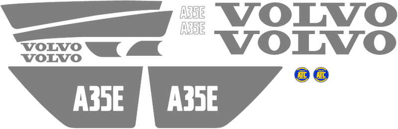 Volvo A35E Decal Set