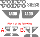 Volvo A40D Decal Set