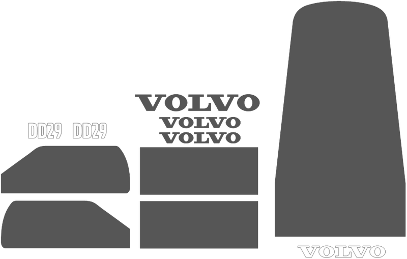 Volvo DD29 Decal Set