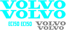 Volvo EC150 Decal Set