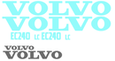 Volvo EC240 LC Decal Set