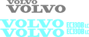 Volvo EC330B LC Decal Set