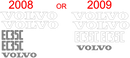 Volvo EC35C Decal Set