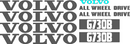Volvo G730B Decal Set