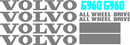 Volvo G960 Decal Set