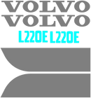 Volvo L220E Decal Set