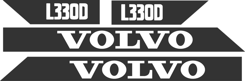 Volvo L330D Decal Set