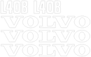Volvo L40B Decal Set