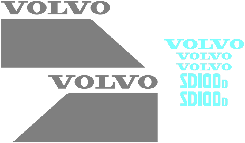 Volvo SD100D Decal Set