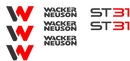 Wacker Neuson ST31 Decal Set